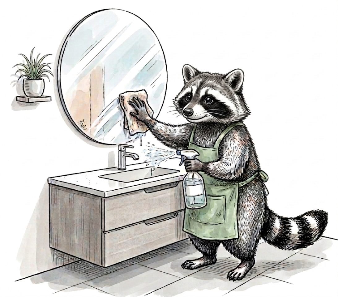 Glasreiniger – Illustration